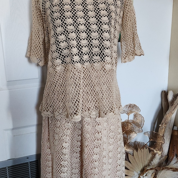 Vintage 50s 60s crochet two-piece set - Picture 5 of 7